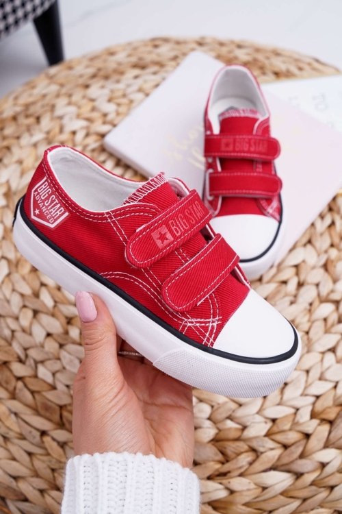 Velcro Sneakers Big Star FF374063 Red